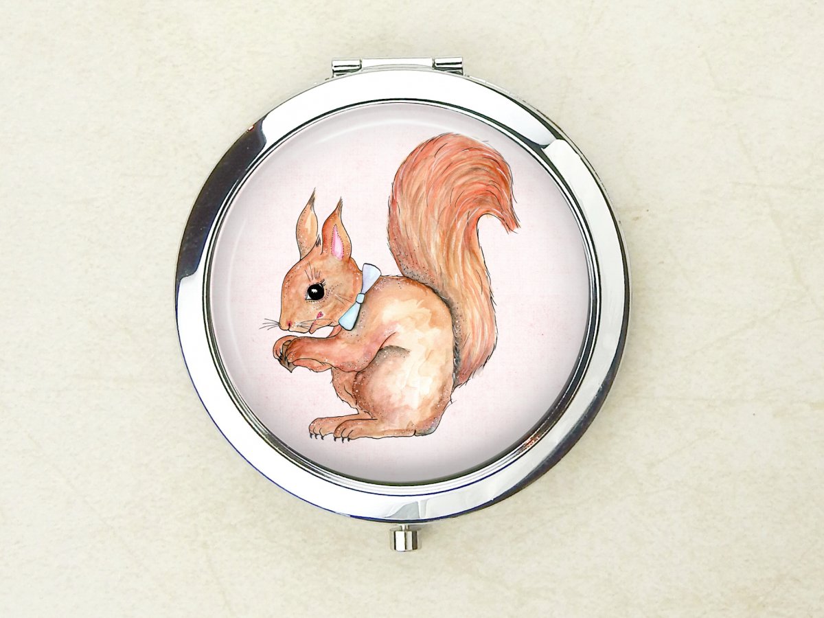 Kapesní zrcátko - Veverka