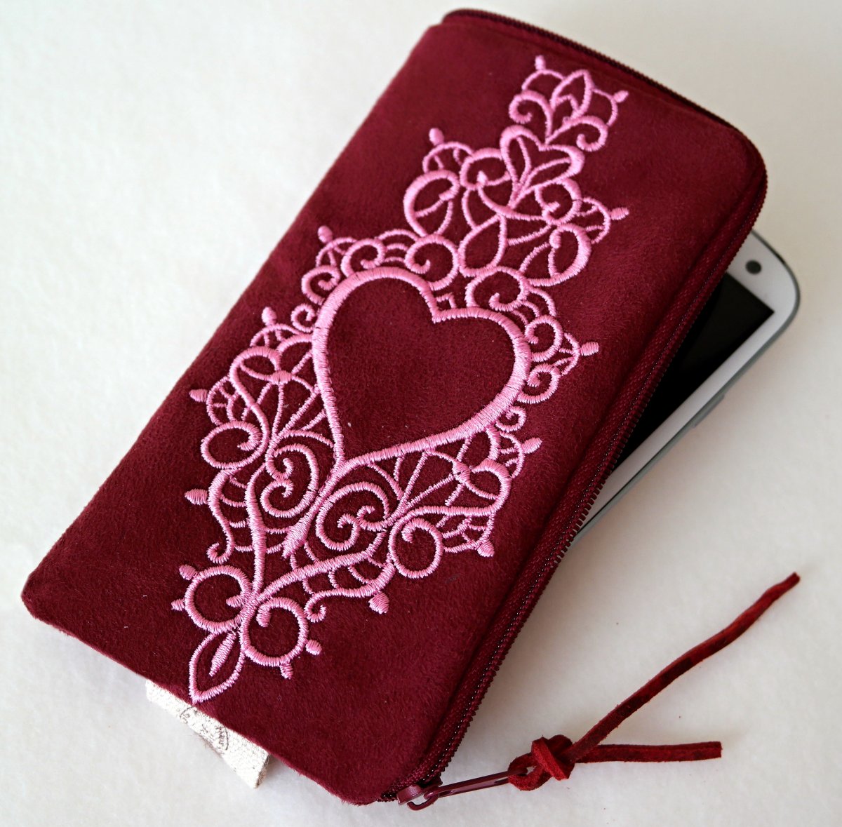 SRDÍČKOVÝ ORNAMENT - obal na mobil