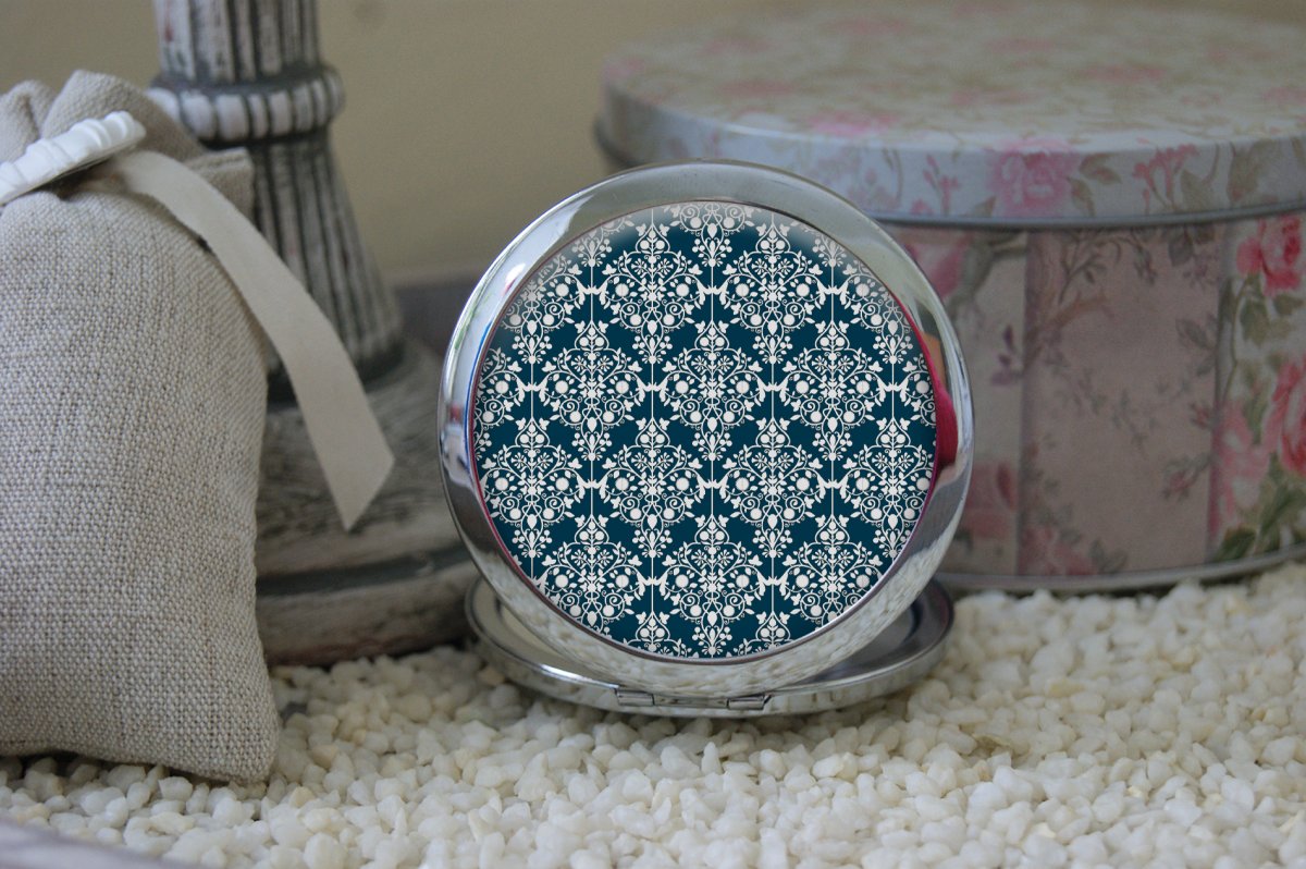 Vintage Vzory  - Kosmetické zrcátko