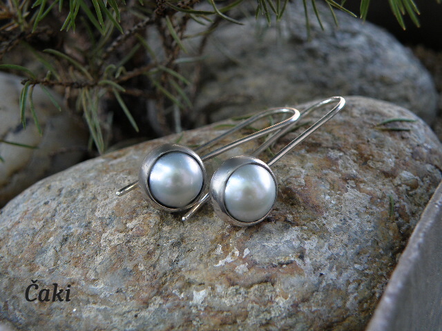 Říční perly ve stříbře