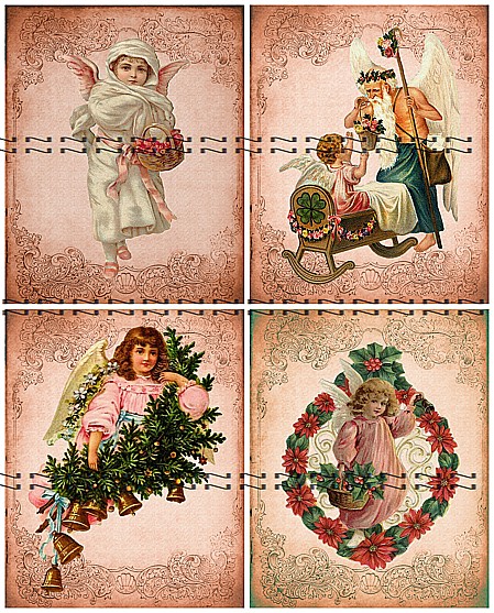 Bavlněná látka - panel  vánoční - výběr -SV20