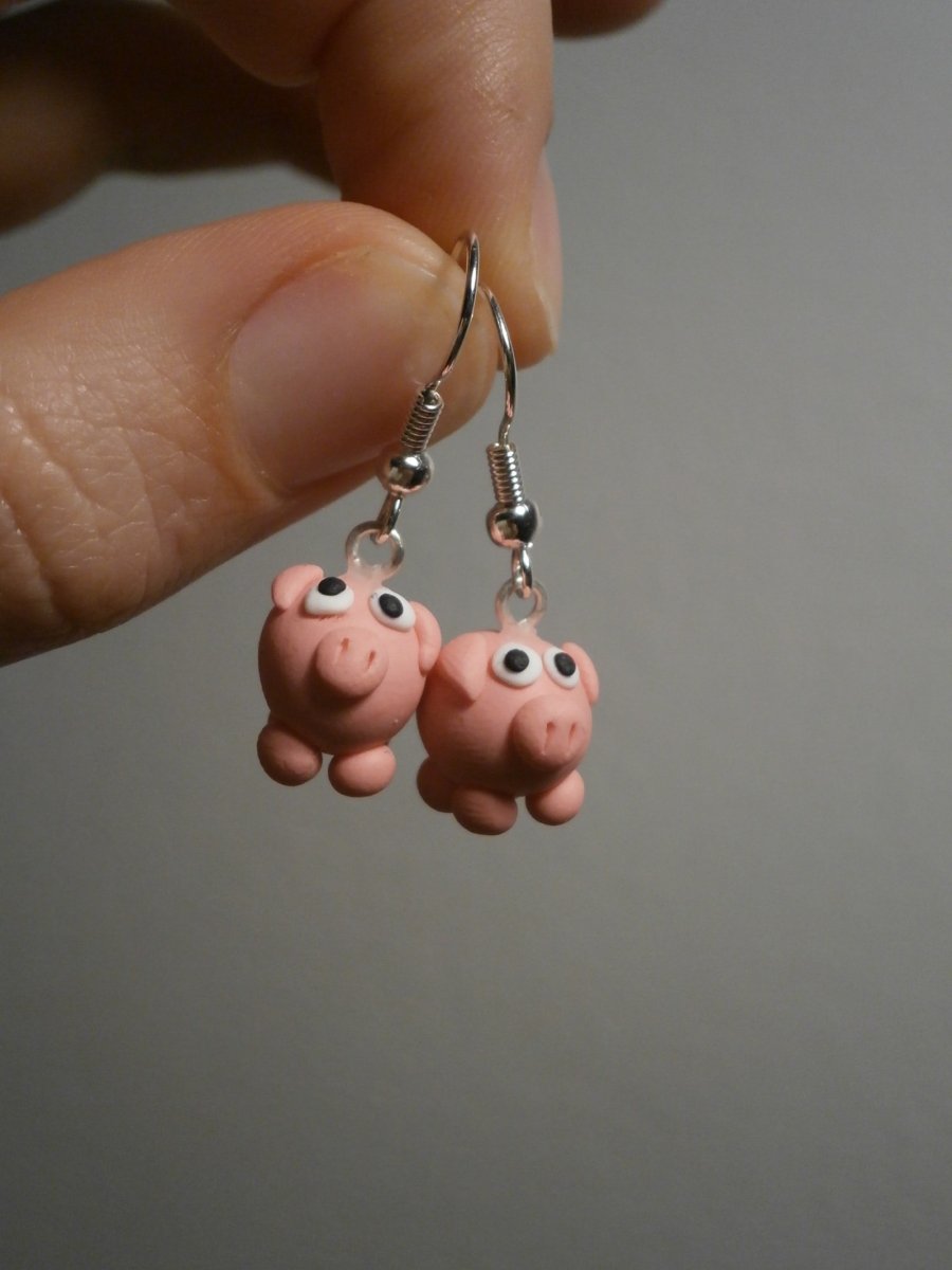Náušnice prasátka visací