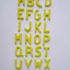 Knoflíková abeceda  - žluté