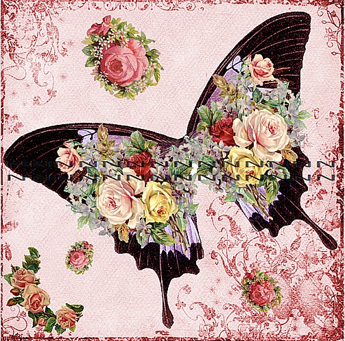 Bavlněná látka - panel  W5