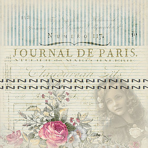 Bavlněná látka - panel  W8