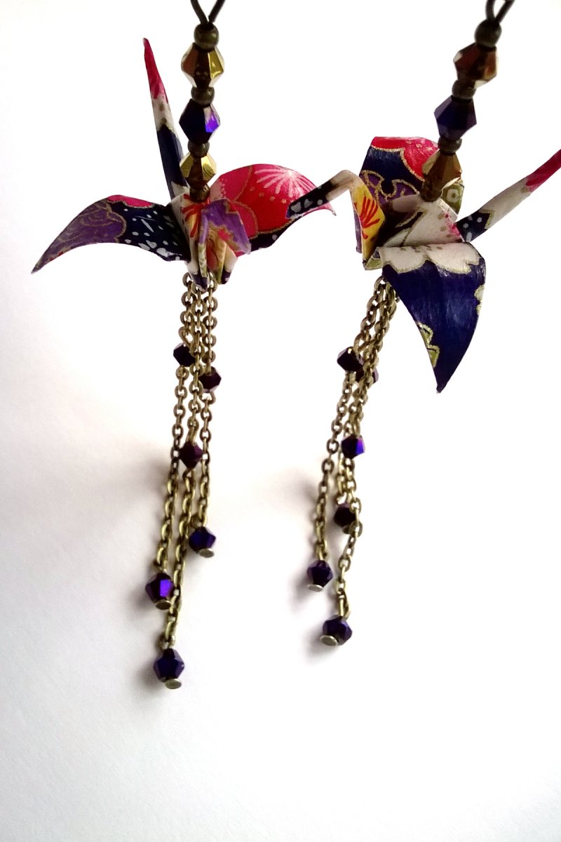 - fialoví rošťáci -  exkluzivní náušnice