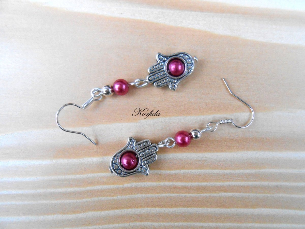 Náušnice ruka Fatimy (651/16)