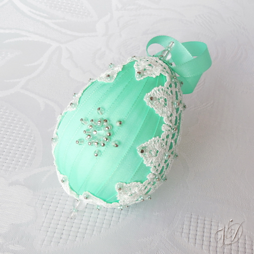 Originální vajíčko s korálky (OZ089)