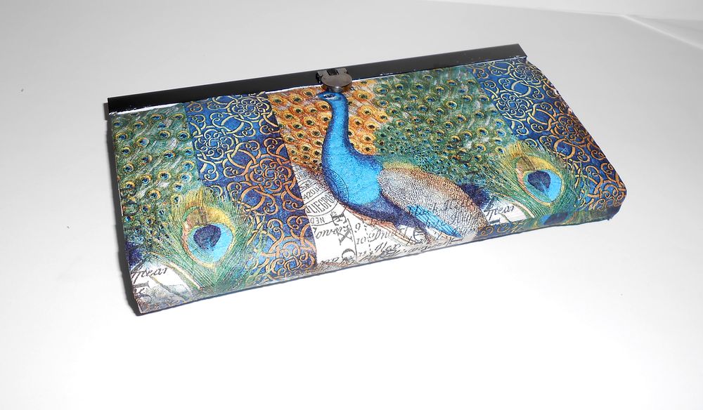 Peněženka-motiv páv