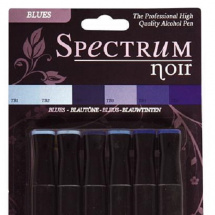 Spectrum Noir fixy -6ks - modré odstíny