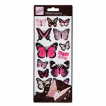 Samolepky plastické Motýli - růžový (ANT 816111)
      