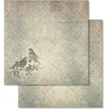 Oboustranný papír na scrapbook Vintage ptáčci (40970008)
      