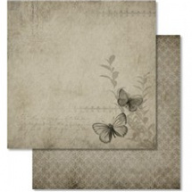 Oboustranný papír na scrapbook Vintage motýlci (40970003)
      