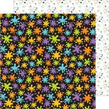 Oboustranný papír na scrapbook (1ks) Matter splatters (5381)
      