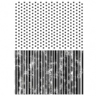 Textura puntíky a pruhy - silikonová gelová razítka (2ks) (WTK085)
      
