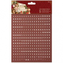 Samolepicí mini abeceda a čísla (306ks) - Victorian Christmas (PMA 157929)
      