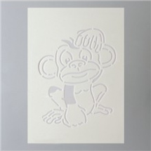 Plastová šablona opice (9320743)
      