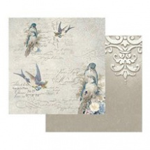 Oboustranný papír na scrapbook Staroangličtí ptáčci (SBB432)
      