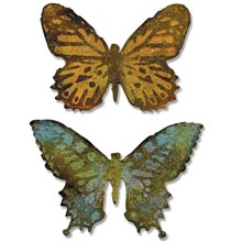 Motýlci dva - vyřezávací šablona Bigz + embosovací kapsa (660236)
      