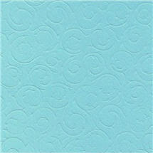 Embosovaný papír s reliéfem - modrý se spirálami (1ks) (61010031)
      