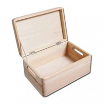 Dřevěná skříňka s vyříznutými úchyty 29x19x14cm (540-220)
      