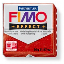 Fimo Effect 202 třpytivá červená (8020-202)
      