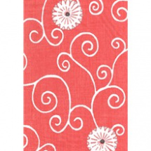 Papír Décopatch (1ks) Červený s ornamenty květin (FDA430)
      