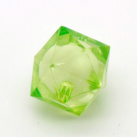 Dvojitý korálek - bead in bead, 1ks, světle zelená