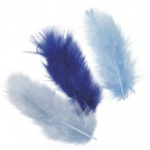 Peříčka (15ks) modrý mix 4g Marabu (216619935)
      
