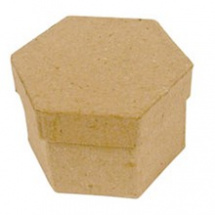 Kartonová mini hexagon krabička 5x3cm (BT503)
      