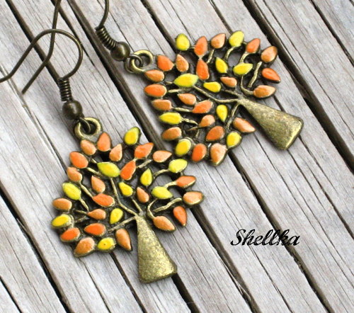 Náušnice ,,STROMY,,III.