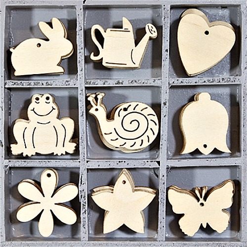 sada výřezů k dalšímu tvoření - cena za 9 kusů