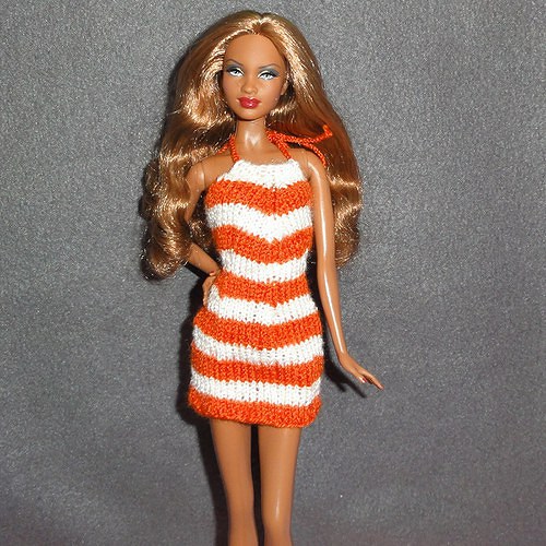 Pruhované šatičky