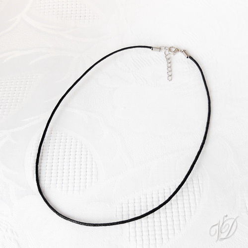 Šňůrka na přívěsek - voskovaná - černá (č.05)