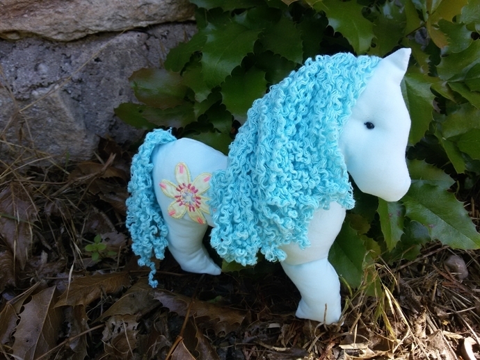 Koníček v modrém.1136