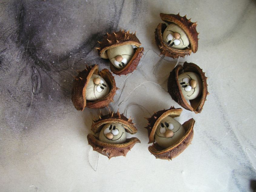 Ozdůbky kaštánek...