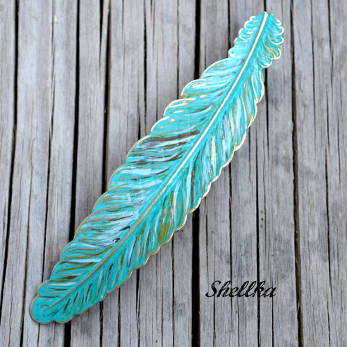 Spona do vlasů ,,FEATHER,, IX.