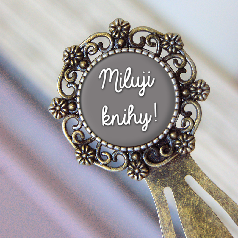 Miluji knihy - Záložka do knihy 