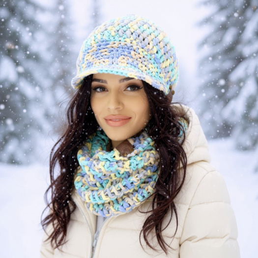 Čepice kšilt a nákrčník 1970