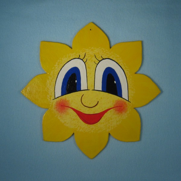 SLUNÍČKO MRKACÍ (mega-závěs)