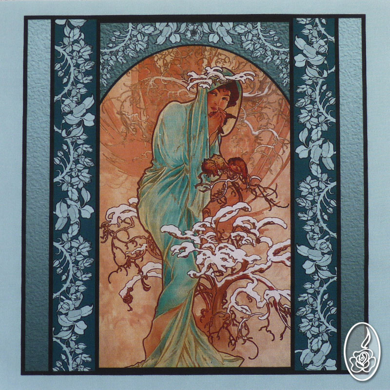 Látkový panel A.Mucha - Zima