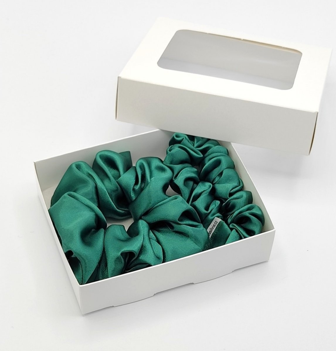 Sada dvou zelených gumiček L-klasik a S