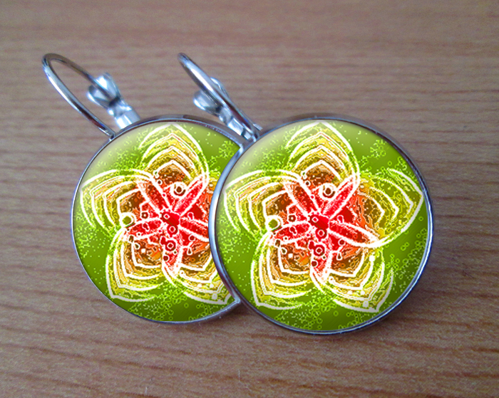 COOL VISACÍ NÁUŠNICE -Zelený leknín