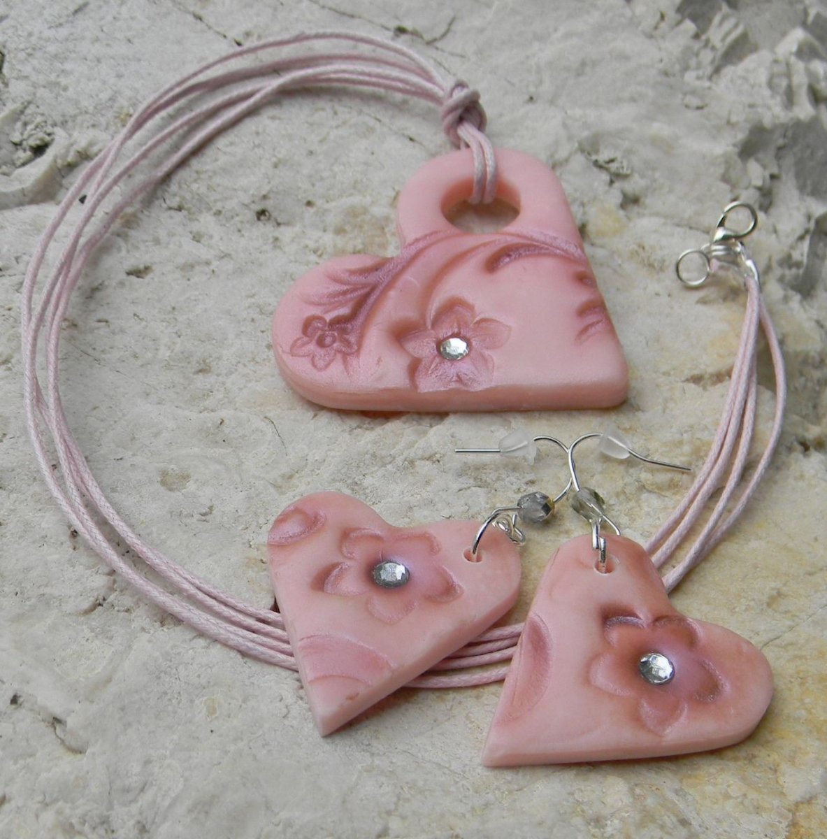 Souprava šperků Růžová I.