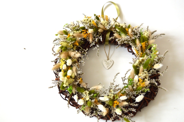 VĚNEC NA DVEŘE ZELENOŽLUTÝ