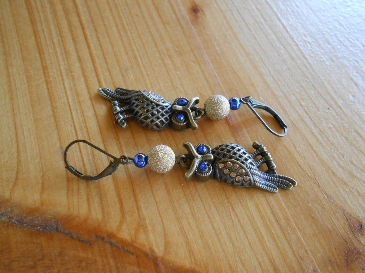 Náušnice sovičky (816/15)