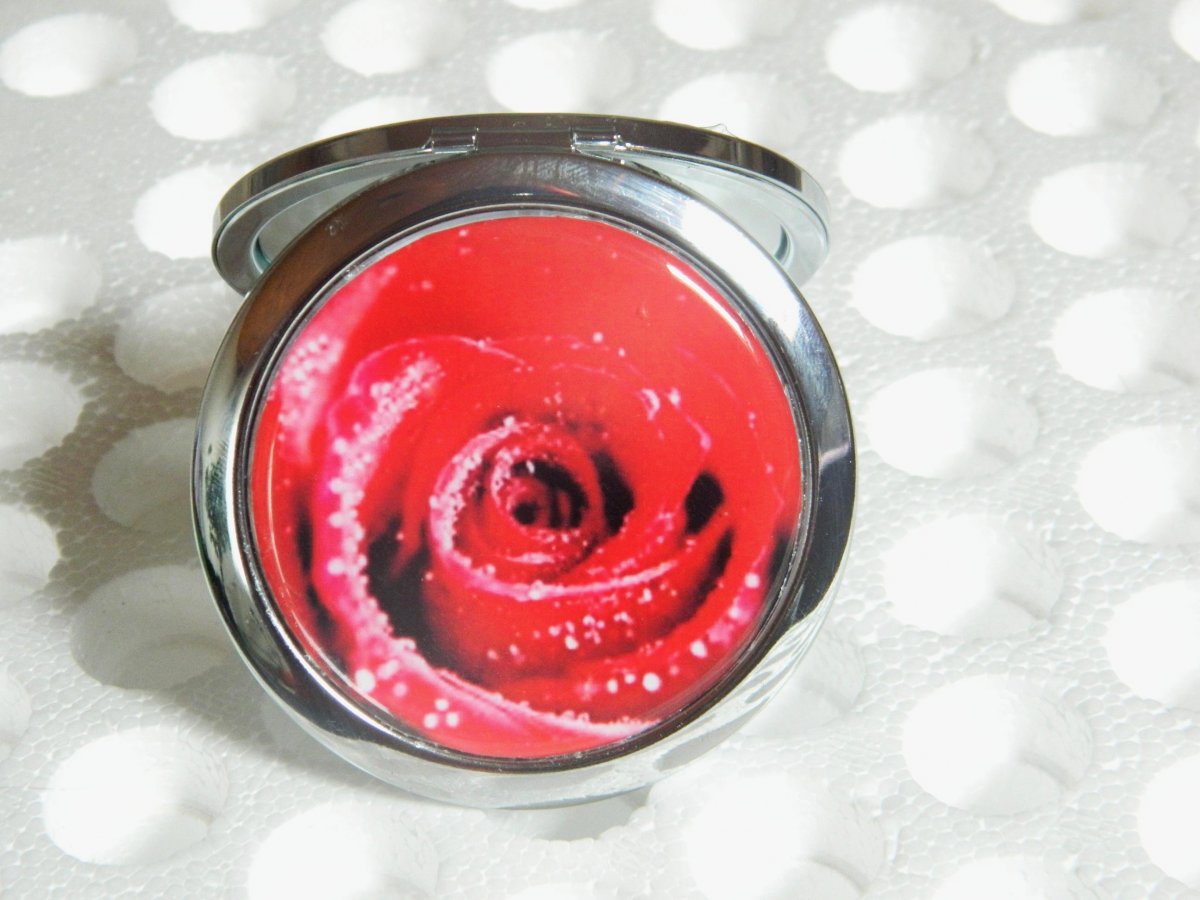 Kosmetické zrcátko Růže