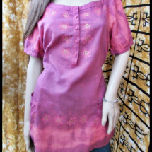 Dámská batik. tunika - fialová