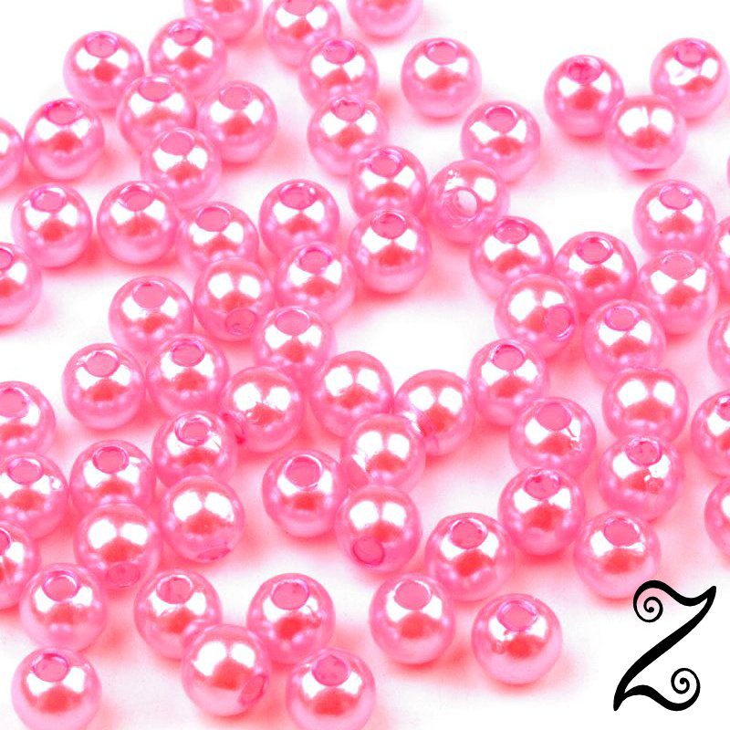 Voskovky, růžová žvýkačková, 4 mm (100ks)