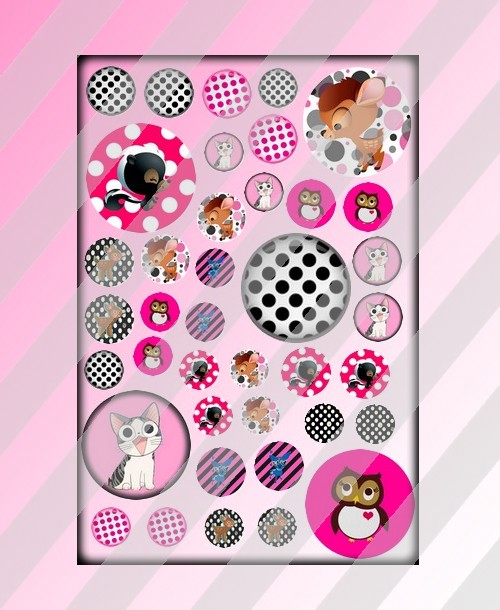 Motivy - pryskyřice - 1,2; 1,5 a 2,5 cm